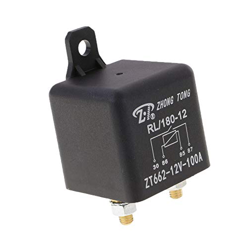 ESUPPORT Car Auto Heavy Duty Split Charge DC 12V 100A 100 AMP SPST Relay 4 Pin 4P RL180