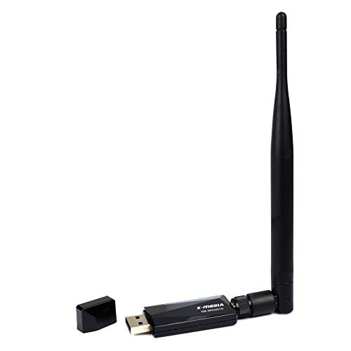 X-MEDIA 300Mbps High Gain Wireless USB Adapter with 5dBi Antenna [XM-WN3201D]