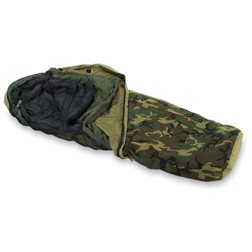 Military Outdoor Clothing Previously Issued U.S. G.I. Modular Sleeping Bag System (4-Piece)