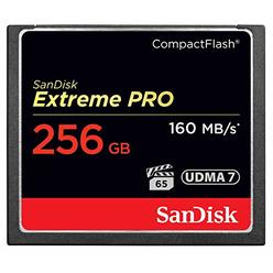 SanDisk Extreme PRO 256GB CompactFlash Memory Card UDMA 7 Speed Up To 160MB/s- SDCFXPS-256G-X46,Black
