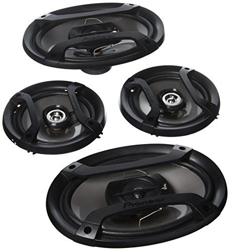 Pioneer TS-165P + TS-695P Two Pairs 200W 6.5" + 230W 6x9 Car Audio 4 Ohm Component Speakers