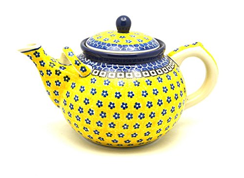 Polish Pottery Gallery Polish Pottery Teapot - 1 3/4 qt. - Sunburst