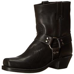 Frye Women's Harness 8R Boot, Black-77455, 8.5 Medium US