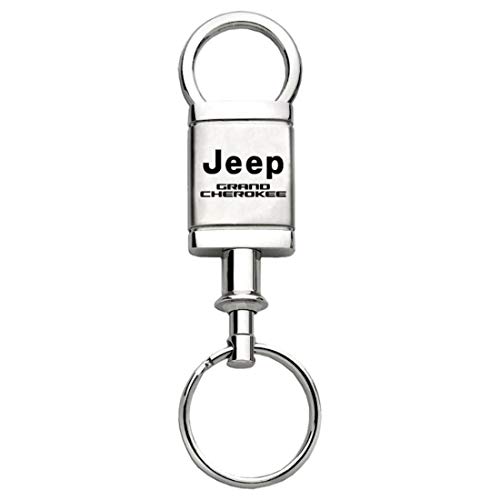 Jeep Grand Cherokee Satin Chrome Valet Keychain