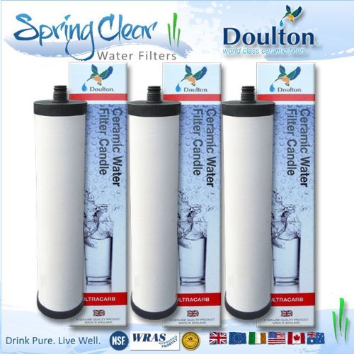 Doulton 3 Pack - Franke Triflow Compatible Filter Cartridges By Doulton M15 Ultracarb (NO Import Duty or Taxes to pay on this product)