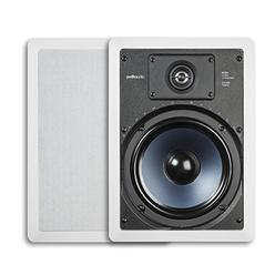 Polk Audio RC85i 2-Way Premium In-Wall 8â€³ Speakers (Pair) | Perfect for Damp and Humid Indoor/Outdoor Placement (White,
