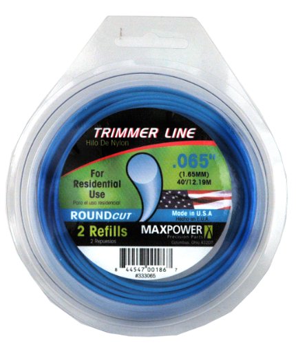 Maxpower 333065 Residential Grade Round .065-Inch Trimmer Line 40-Foot Length