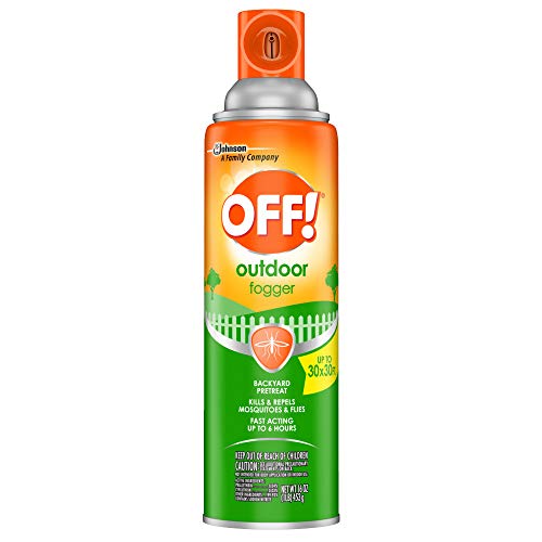 OFF! Outdoor Insect & Mosquito Repellent Fogger, Kills & Repels Insects in an up to 900 sq, ft, area, 16 oz.