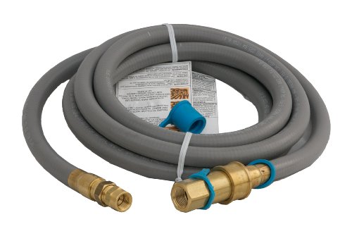 Solaire 12-Foot Flexible Hose for Natural Gas Grills, 1/2-Inch Diameter