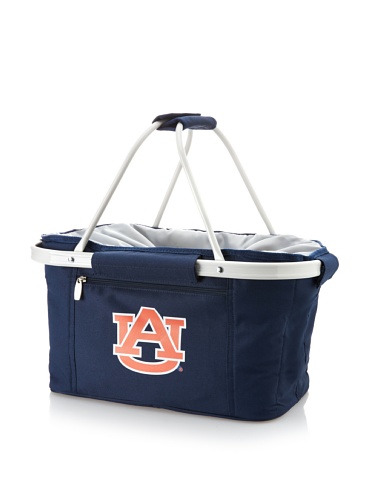 ONIVA - a Picnic Time brand Auburn Tigers - Metro Basket Collapsible Cooler Tote, (Navy Blue)