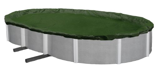 Blue Wave Silver 12-Year 16-ft x 32-ft Oval Above Ground Pool Winter Cover
