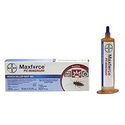 Bayer 2 Tubes Maxforce FC Magnum Cockroach German Roach Pest Control Gel Bait 33 gram per tube w/ 1 Plunger ~~ 5 Times Stronger