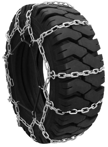Security Chain Company QG0111 Quik Grip Forklift Tire Traction Chain - Set of 2