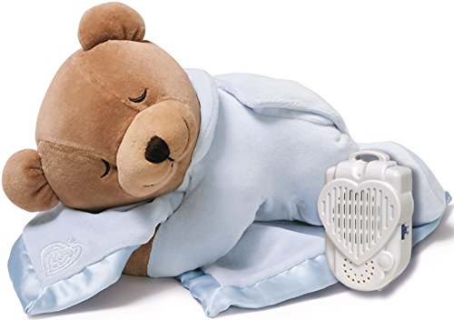 Prince Lionheart Original Slumber Bear with Silkie Blanket - Blue