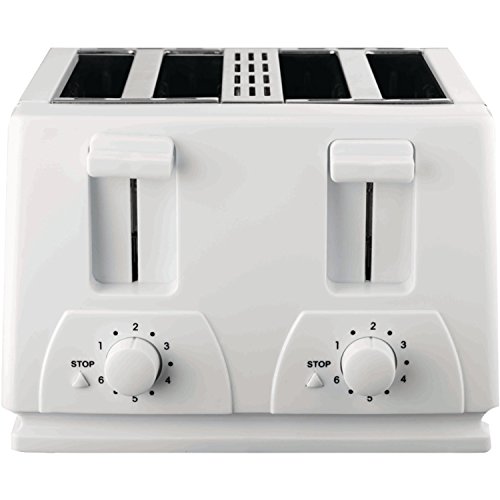 Brentwood Toaster Cool Touch, 4-Slice, White