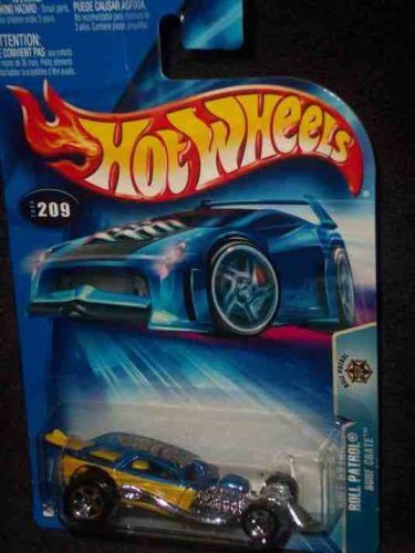 Hot Wheels Roll Patrol Series Surf Crate Yellow/Blue #2004-209 Collectible Collector Car Hot Wheels