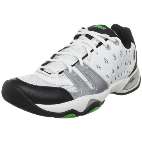 Prince Men's 8P984149-T22 Tennis Shoe,White/Black/Green,10 M US