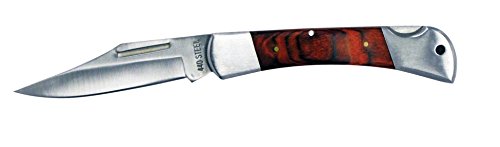 SE 440 Steel Clip Point, Lock Back Paka Wood Pocket Knife - KC7099RW