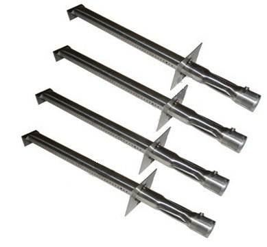 GOWA Guaranteed Fit Parts Replacement Gas Grill 4 Pack Stainless Steel Burner for Jenn Air, Vermont Castings Model Grills.