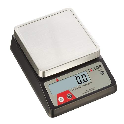 Taylor Precision Products Taylor Precision TE10FT 11-Pound Compact Digital Portion Control Scale, Stainless Steel, NSF