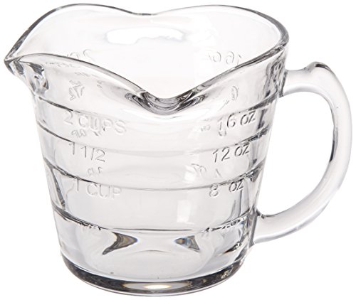 Dozenegg Triple Pour Measuring Cup Glass 16 ounce