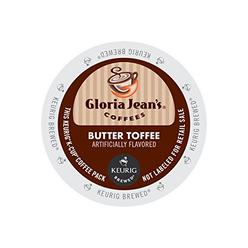 Gloria Jean's Coffee, Butter Toffee, K-Cup Portion Pack for Keurig K-Cup Brewers (Pack of 24)