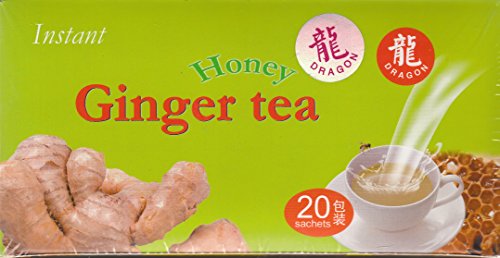 Dragon Instant Honey Ginger Tea, 0.63 oz., 20 Bag