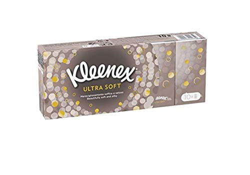 Kleenex Ultra Soft Facial Tissue, Pocket Pack, Pack of 10