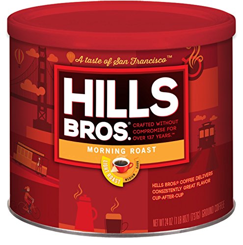 Hills Bros Coffee, Morning Roast Light Roast Ground, 24 Ounce