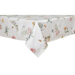 Lenox Butterfly Meadow 52-inch by 52-inch Square Tablecloth
