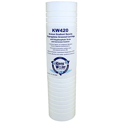KleenWater AP420 (5527407/55274-07) Hot Water Protector/Scale Inhibitor Alternative Replacement Water Filter Cartridge by KleenWater