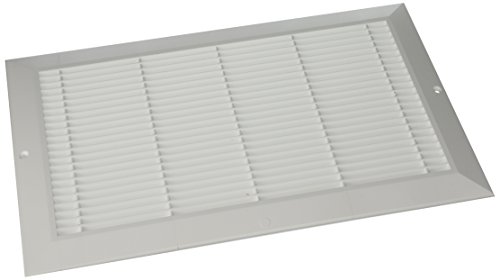 Decor Grates PL814-WH 8-Inch by 14-Inch Cold Air Return, White