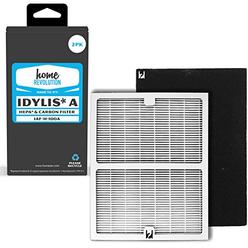 Home Revolution DWK home revolution 2 replacement hepa + carbon filters, fits idylis iap-10-100, iap-10-150 air purifier and part # iaf-h-100a.