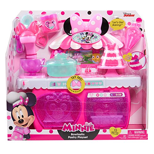 Minnie Mouse Minnie's Happy Helpers Bowtastic Pastry Playset, Pink
