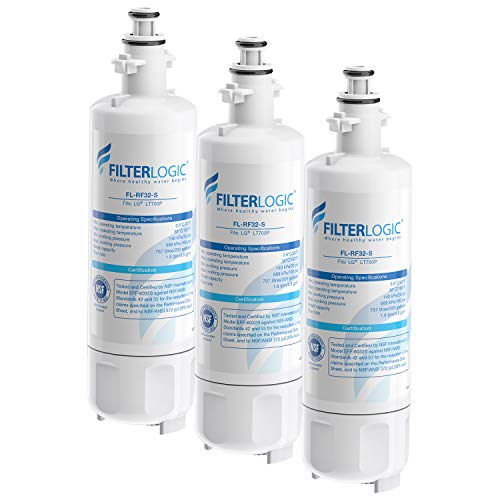 FilterLogic ADQ36006101 Refrigerator Water Filter, Replacement for LG LT700P, Kenmore 9690, 46-9690, 469690, ADQ36006102,