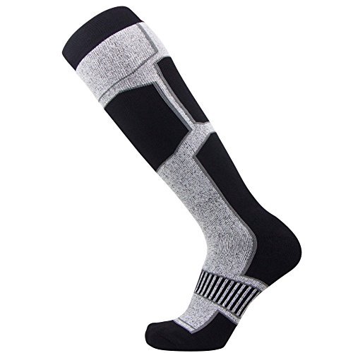 Pure Athlete Snowboard Socks - Comfortable Warm Outdoor Socks for Skiing and Snowboarding - Warm Board Socks, Ski Socks for Men and Women