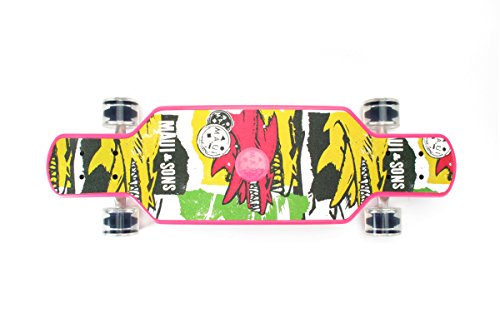 Maui and Sons Maui & Sons Freeride Longboard Skateboard. Complete with X-Caliber Trucks, ABEC 7 Bearings 29" (Big Deal)