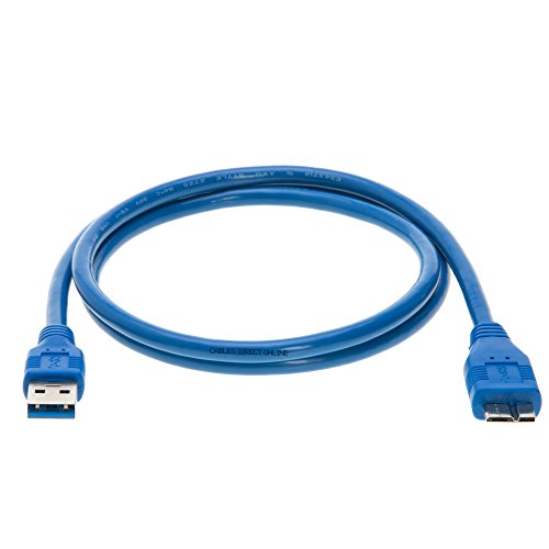 Cables Direct Online USB 3.0 A Male to A/B/C Male Cable Cord 3FT 6FT 10FT Data Wire Charger Printer Laptop Pc (6FT, (A - Male) to (Micro B -Male))