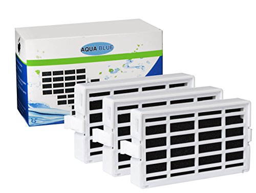 Aqua Blue Whirlpool W10311524 AIR1 Compatible Refrigerator Air Filter 3 Pack