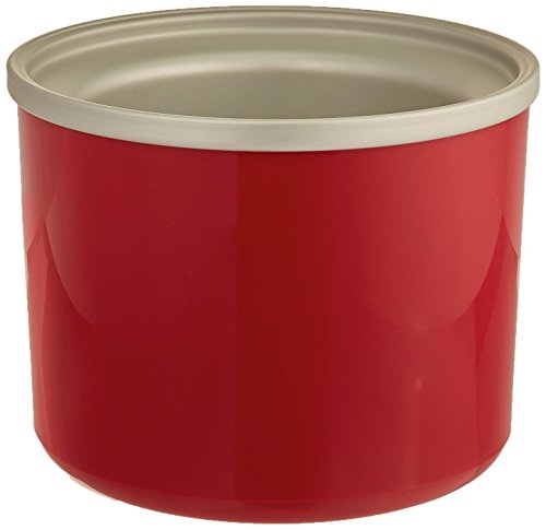 Cuisinart ICE-RFBR Replacement Freezer Bowl, 1-1/2-Quart Capacity, Red