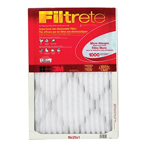 3M 9801DC-6 Allergen Defense Red Micro Or Micron Or Microfiber Air Furnace Filter - Quantity 6