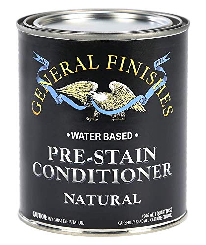General Finishes Water Based Wood Stain, 1 Quart, Natural