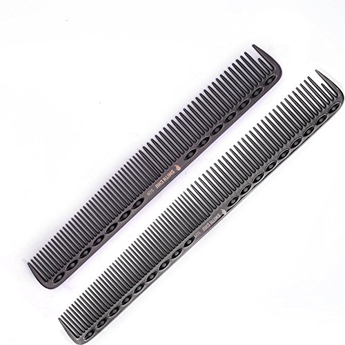 SMITH CHU Professional Durable Space Aluminum Barber Combs for Hairdressing- New Salon Anti Static Hair Styling Comb Brush
