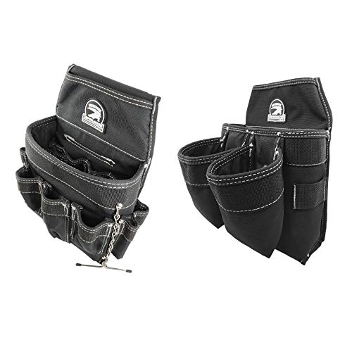 Gatorback Professional Electrian's Tool and Fastener Pouch Set (tool belt ready)