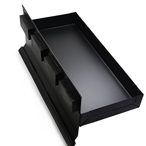 CMS Magnetics Magnetic Tool Tray 10.75"x4.5"x1.25" Black w/Side Holding Magnets for Cabinets, Tool Boxes or Kegerator Fridge