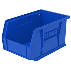 Akro-Mils 30237 AkroBins Plastic Storage Bin Hanging Stacking Containers, (9-Inch x 6-Inch x 5-Inch), Blue, (12-Pack)