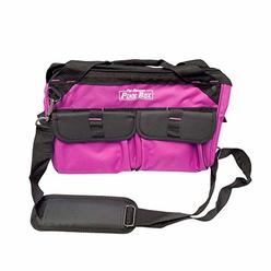 The Original Pink Box PB15TB 15-Inch Wide Mouth Soft Sided Multi-Purpose Bag with Zipper and Shoulder Strap, Pink