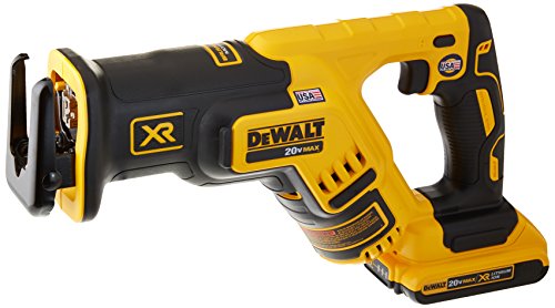 DEWALT 20V MAX XR Compact Reciprocating Saw, 2.0-Amp Hour (DCS367D1)