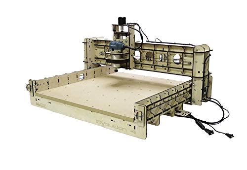 BobsCNC Evolution 4 CNC Router Kit with the Router Included (24" x 24" cutting area and 3.3" of Z travel)
