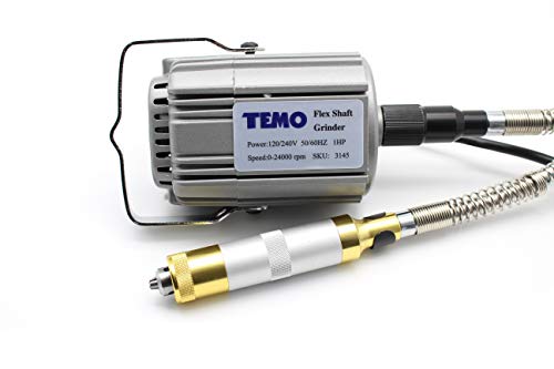 TEMO Heavy Duty Grinder Polishing Rotary Tool with Foot Pedal and Flexible Shaft